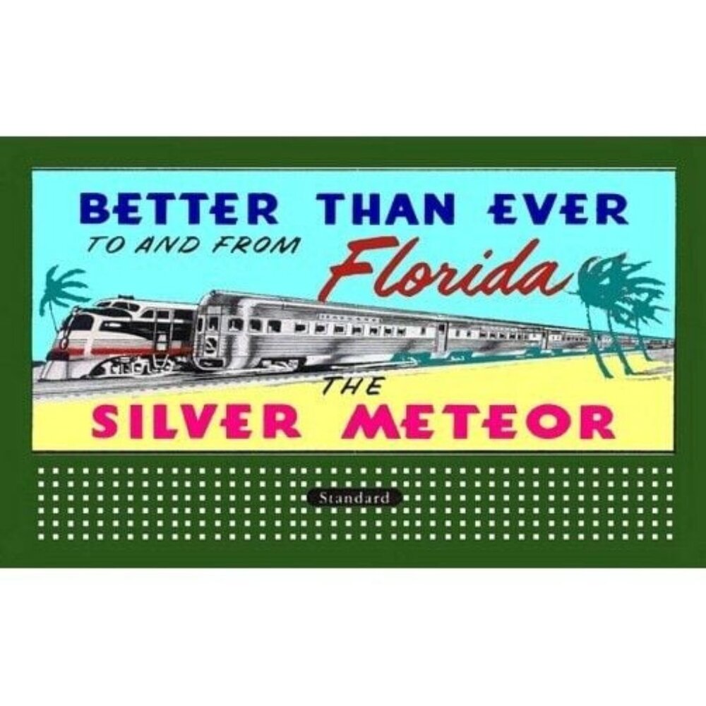 SILVER METEOR to FLORIDA BILLBOARD INSERT LIONEL Compatible 310/American Flyer